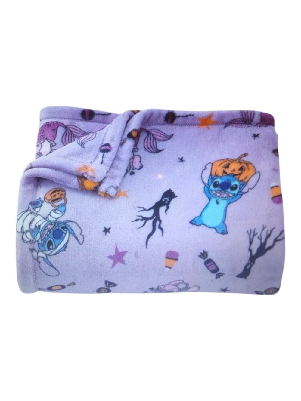 Disney's STITCH HALLOWEEN MUMMY Oversized Supersoft Plush Throw 60" X 72" New